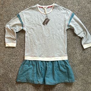 Matilda Jane Mila Girls Sweatshirt Dress, size 14 new with tags